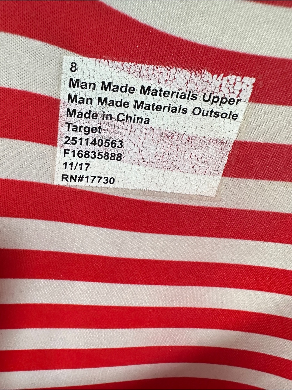 Hunter for Target Red Floral Tall Rain Boots Women’s Size 8 Striped Lining - Picture 13 of 14